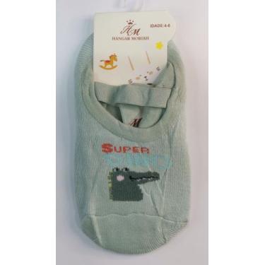 Imagem de Meia Sapatilha Pilates Infantil menino com Estampas Antiderrapante han