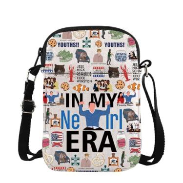 Imagem de TSOTMO Bolsa mensageiro de produtos de TV para amantes de programas de TV Nick Miller, presente para fãs de Jessica, presente de aniversário de 29 anos, Nova cruz G Era