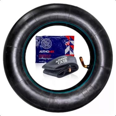 Imagem de Authomix Câmara de Ar Aro 10 - Schrader 10mm x 10cm - Tubo de Pneu