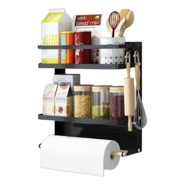 Imagem de Suporte Organizador Magnético Porta-temperos Para Geladeira - Budamix