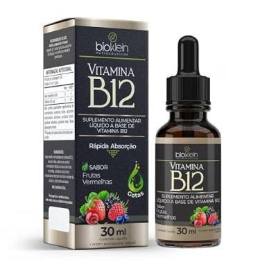 Imagem de Vitamina B12 Gotas 30ml Metilcobalamina Sabor Frutas Vermelhas - Bioklein