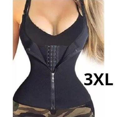 Imagem de Cinta Modeladora Dupla Ajustável Feminina Alça Reduz e Afina Cintura L