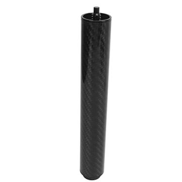 Imagem de Xcello Extensão de tacos de bilhar de fibra de carbono, extensor de tacos de piscina com para-choque, extensão preta para melhor desempenho acessórios de bilhar (20 cm - preto)