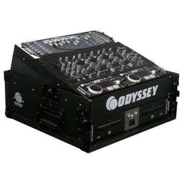 Imagem de Odyssey Rack combo Fz1002-Bl 10U superior e 2U Bott Ata Style Rack de carga superior