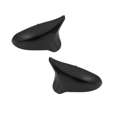 Imagem de Tampas de cobertura do espelho retrovisor adequado para BMW F80 M3 F82 M4 preto brilhante