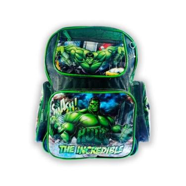 Imagem de Mochila Bolsa Escolar Incrivel Hulk Reforçada - Elite Imports