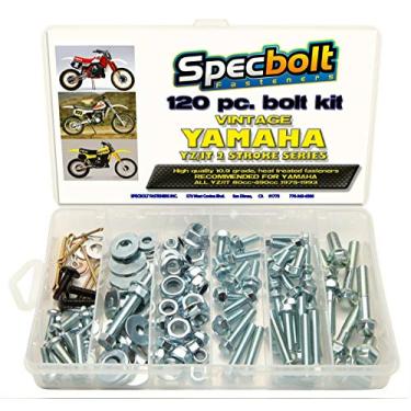 Imagem de Kit de parafusos Yamaha vintage YZ IT 120 peças Specbolt 125 175 200 400 425 465 490 500 restauração de manutenção YZ125 IT175 IT200 YZ250 IT250 MX360 YZ400 IT400 IT425 YZ465 IT465 YZ490 IT490 WR500 MX DT GT WR