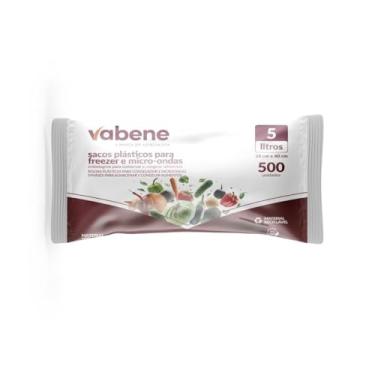 Imagem de Sacos Plásticos Para Freezer e Microondas 5L - 500 Unidades, Vabene