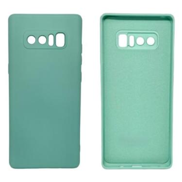 Imagem de Kit Capa Aveludada Para Galaxy Note 8 + Pelicula Privacidade - Mustang