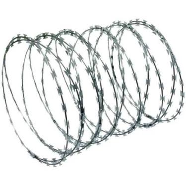 Imagem de Arame Cacto 30cm de Diâmetro com 5 Metros + Kit de Instalação - 000103
