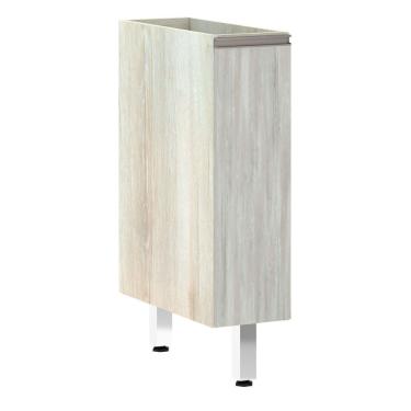 Imagem de Balcão Sem Tampo 20cm Luci Legno Crem e Concreto