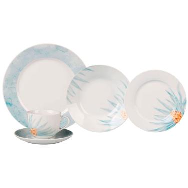 Imagem de Aparelho De Jantar 30 Peças L Hermitage Em Porcelana Colorido