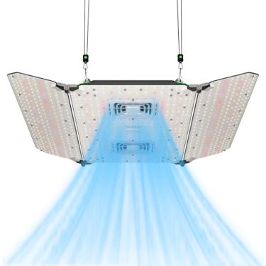 Imagem de VIVOSUN Aerolight Wing Aw400, Espectro Ajustável, Luz Led Para Cultivo De 400 W Com Ventilador Circulação Integrado, Compatível Aplicativo, Controlador E42A/E25 Obter Mais Funções
