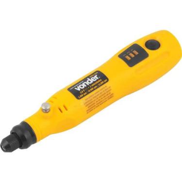 Imagem de Microrretífica a bateria 3,6V Gravar Polir Afiar bivolt 12 acessórios 