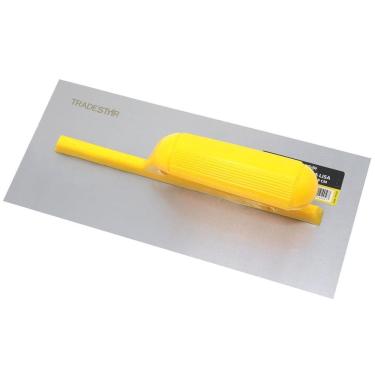 Imagem de Desempenadeira De Aço 28X12Mm Lisa Cabo Plástico Tradestar