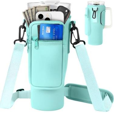 Imagem de Bolsa Porta Copo Térmico 1,2L Copo Compatível Resistente Alça Ajustáve