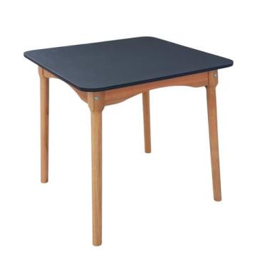Imagem de Mesa De Jantar Colonial Brisa 80x80cm Rústica em Madeira com Tampo em 