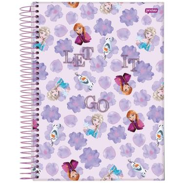 Imagem de Caderno espiral universitário Frozen Jandaia 80 folhas
