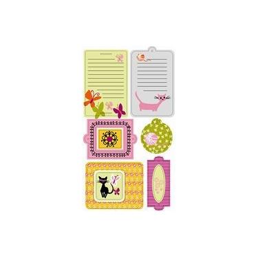 Imagem de SEI Porta-copos de madeira Kitty's Place de 1,5 cm x 2,5 cm