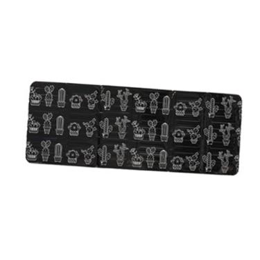 Imagem de Fogão a gás Splatter Guard Multiuso Dobrável Resistência a Alta Temperatura Folha de alumínio Oil Splash Guard para Fogão de Cozinha Cooktop (Preto)