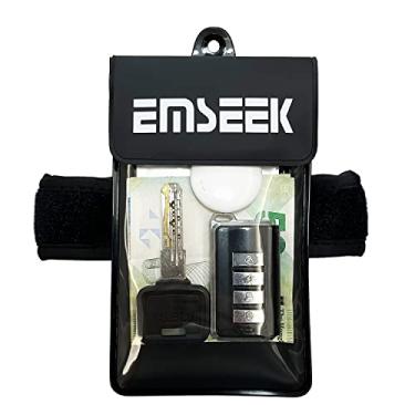 Imagem de EMSEEK Braçadeira à prova d'água carteira flutuante surfe carro chaveiro bolsa seca praia tornozelo bolsa à prova d'água suporte para chave GPS dinheiro cartão de vacina de crédito cartão de