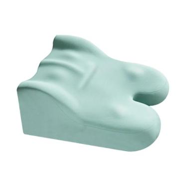 Imagem de Bothyi Travesseiro de leitura de espuma viscoelástica multifuncional portátil com zíper e elevação de pernas ergonômico para casa, escritório, apartamento, Verde