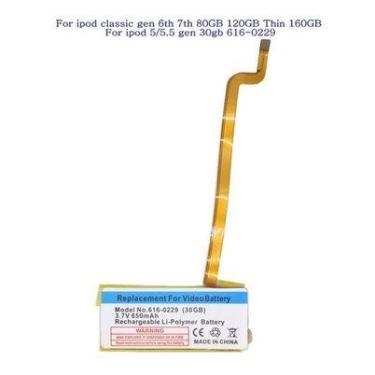 Imagem de Bateria  Compativel Com mp3 mp4  Classic 6ª Geração A1238  * - KMIG