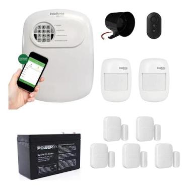 Imagem de Kit De Alarme Anm 24 Net C/ 7 Sensor S/ Fio Acesso Via App - INTELBRAS