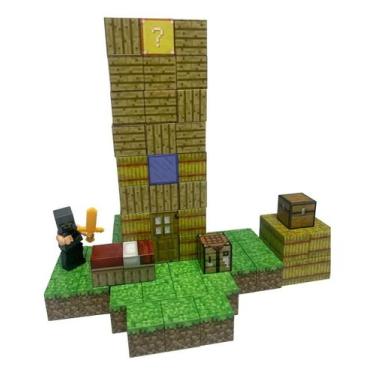 Imagem de 100 Peças Blocos Imã Colecionáveis Pixelado Crinças Brincar - Perfetto