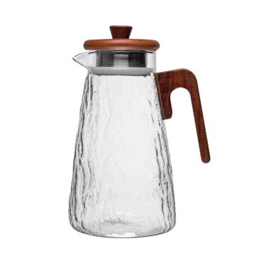 Imagem de Jarra Em Vidro Borossilicato Com Tampa Em Bambu 1,5l Wolff