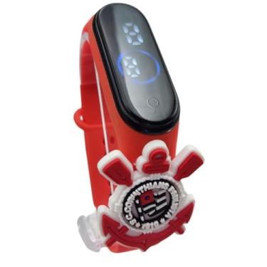 Imagem de Relógio Infantil Digital Touch Timão Corinthians-Red