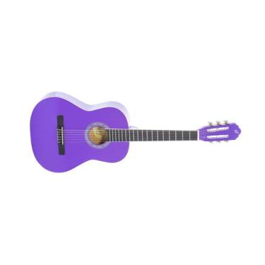 Imagem de Violao giannini n-14 pp estudante nylon roxo (pp)