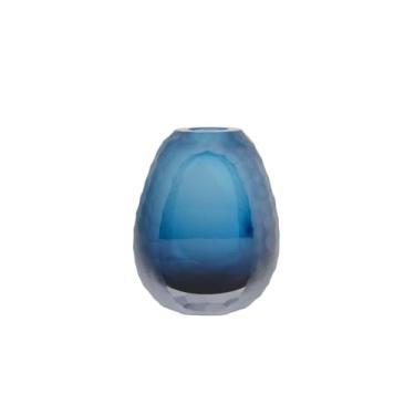 Imagem de VASO DECOR MURANO 18X9X22 CM AZUL SAFIRA
