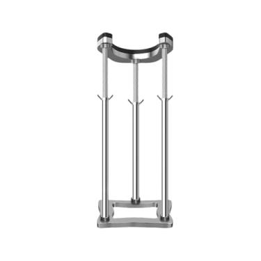 Imagem de WeiLaiKeQi Suportes de montagem sob a pia, suporte de carga forte, antiderrapante, portátil, resistente, altura ajustável, suporte para pias de cozinha, Ajuste de 46 Cm a 56