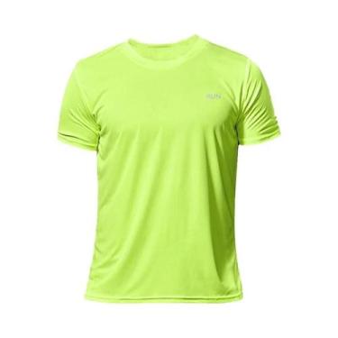 Imagem de Camisetas de Compressão Masculinas - Secagem Rápida para Corrida e Tre