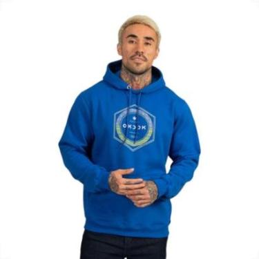 Imagem de Blusa Moletom Fechado Okdok Hexagon Masculino-Masculino