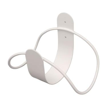 Imagem de Generic Suporte de Mangueira de Jardim, Suporte de Mangueira de Jardim de Montagem No Espaço da Parede, Fácil de Instalar Aço Inoxidável de Rolamento de Carga Forte para de RV (Branco)