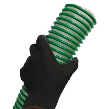 Imagem de Rolo de 25 Metros de Mangueira de Sucção Verde Leve Transparente 3 Pol