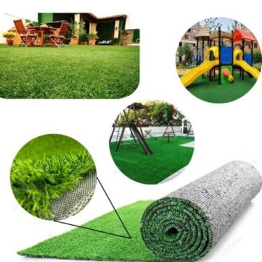 Imagem de 6m² Grama Sintética Decorativa Esportiva exercício funcional 15mm 2x3m