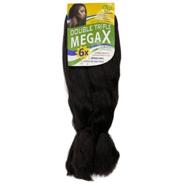 Imagem de Kanekalon Jumbo Para Tranças Box Braid MEGAX 400g Fibra Especial - Cri