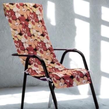 Imagem de Capa Para Espreguiçadeira Floral Proteção Móveis Jardim 1 Lugar - Deco