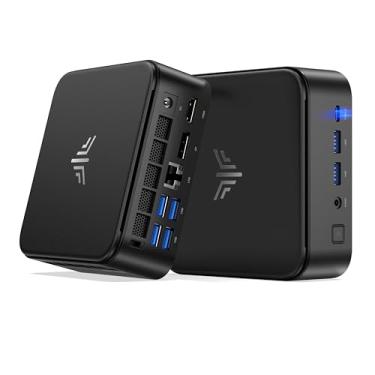 Imagem de KAMRUI Mini PC para jogos E3B, Mini PC AMD Ryzen 7 7730U (Beat Ryzen 7 5825U, Max 4.5GHz 8C/16T) Micro computadores de mesa 16GB RAM 512GB SSD, WiFi 6, BT5.2, tela tripla 4K @60Hz para escritório e