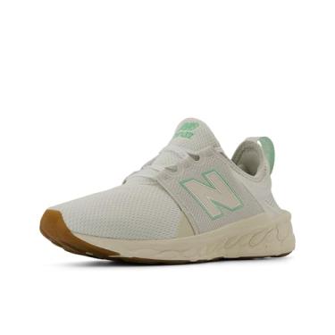 Imagem de New Balance Fresh Foam X Cruz V3 feminino, Sal marinho/verde laboratório/permafrost, 11 Wide