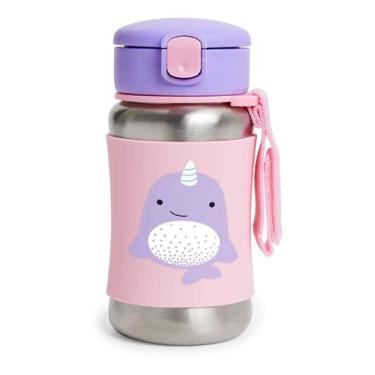 Imagem de Garrafa De Linha Zoo Skip Hop Aço Inox 350ml Original, Lilas