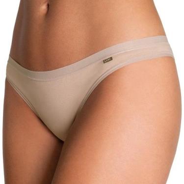Imagem de Calcinha loba tanga algodão lupo 40354-001, P, Bege