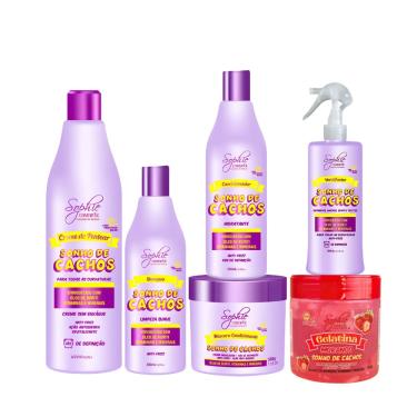 Imagem de Kit Gelatina Capilar e Sonho de Cachos Sophie Cosmetic