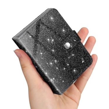 Imagem de FINTIE Mini Álbum De Fotos Para Filmes 2X3" - 52 Bolsos, Álbuns Pequenos, Fujifilm, Instax, Câmera Instantânea/Polaroid, Alta Impressão, Porta-Cartões Kpop, Preto Brilhante