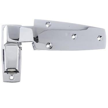 Imagem de Dobradiça de porta deslizante cromada polida com elevação de 4,5 cm - Dobradiça reversível para freezers, armários e geladeiras