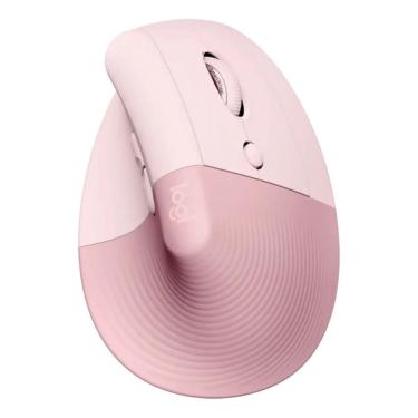 Imagem de Mouse Logitech Lift Vertical Preto/rosa (910-006466)