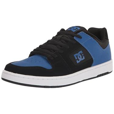 Imagem de DC Shoes Tênis de skate masculino casual Dc Manteca 4, Preto/azul, 39